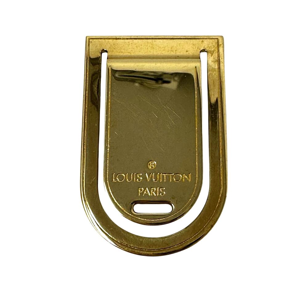 Louis Vuitton LV Gold Money Clip